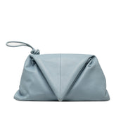 Leather BV Trine Angular Clutch