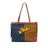 Paulas Ibiza Large Canvas Stripes Cushion Tote