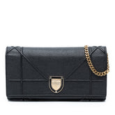 Grained Calfskin Diorama Croisiere Wallet on Chain