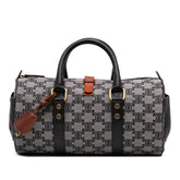 Macadam Canvas Boston Bag