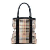 Haymarket Check Coated Canvas Vertical Tote
