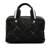 Old Travel Line Nylon Handbag