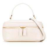 Quilted Lambskin East West Vanity Case