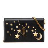 Leather Moon and Star Monogram Kate Wallet On Chain