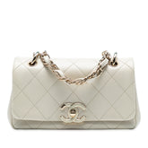 Medium Lambskin Twist Chain Enamel CC Flap