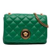 Small Quilted Nappa Medusa Chain Crossbody