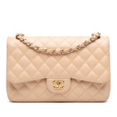 Jumbo Classic Caviar Double Flap