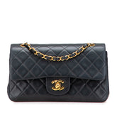 Small Classic Lambskin Double Flap