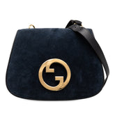 Medium Suede Blondie Crossbody