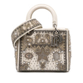 Medium Lambskin Embroidered and Beaded Lady D Lite