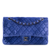 Medium Classic Velvet Double Flap