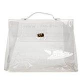 Vinyl Souvenir De L Exposition Kelly Handbag