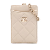 Quilted Caviar ID Card Holder
