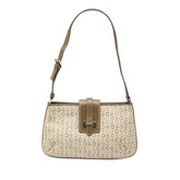 C Macadam Canvas Shoulder Bag