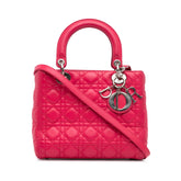 Medium Lambskin Cannage Lady Dior