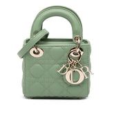 Micro Lambskin Cannage Lady Dior
