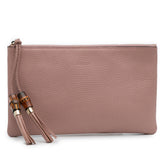 Calfskin Bamboo Clutch