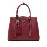 Saffiano Cuir Double Satchel