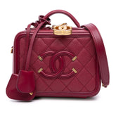 Small Caviar Filigree Vanity Case