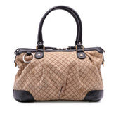 Diamante Canvas Sukey Satchel