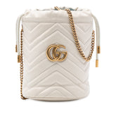 Small GG Marmont Leather Matelasse Bucket Bag