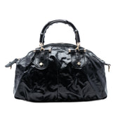 Coated Canvas Bamboo Dialux Pop Satchel