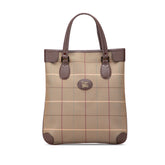 Vintage Check Canvas Tote