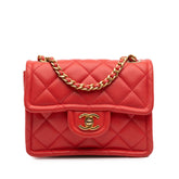 Mini Quilted Caviar Sweet Classic Flap