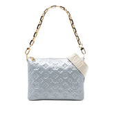 Monogram Embossed Puffy Lambskin Coussin PM