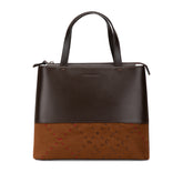 Leather and Suede Stitch Tote