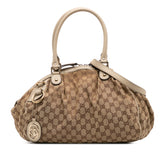 GG Canvas Sukey Satchel