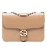 Medium Dollar Calfskin Interlocking G Crossbody