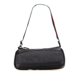 Denim Web Shoulder Bag