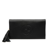 Leather Soho Disco Clutch