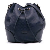 Medium Calfskin Bright Diamante Bucket