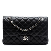 Medium Classic Lambskin Double Flap