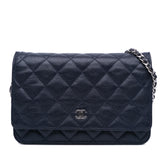 CC Quilted Caviar Wallet on Chain