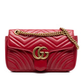 Medium GG Marmont Matelasse Leather Shoulder Bag