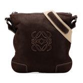 Anagram Nubuck Crossbody