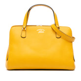 Calfskin Swing Top Handle Satchel