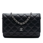 CC Quilted Lambskin Wallet On Chain