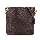 Leather Intrecciato Crossbody