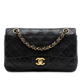 Medium Classic Lambskin Double Flap