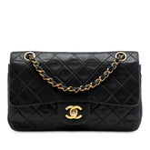 Medium Classic Lambskin Double Flap