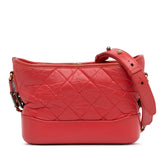 Small Chevron Lambskin Gabrielle Crossbody