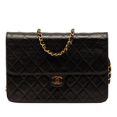 Medium CC Quilted Lambskin Single Flap