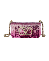 Valentino Garavani Rockstud Pouch Leather with Embossed Detail