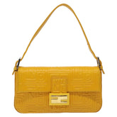 Fendi Mamma Baguette Shoulder Bag Canvas