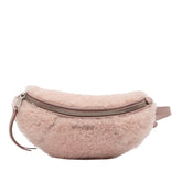 Shearling Convertible Belt Bag
