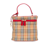 Haymarket Check Canvas Vanity Bag